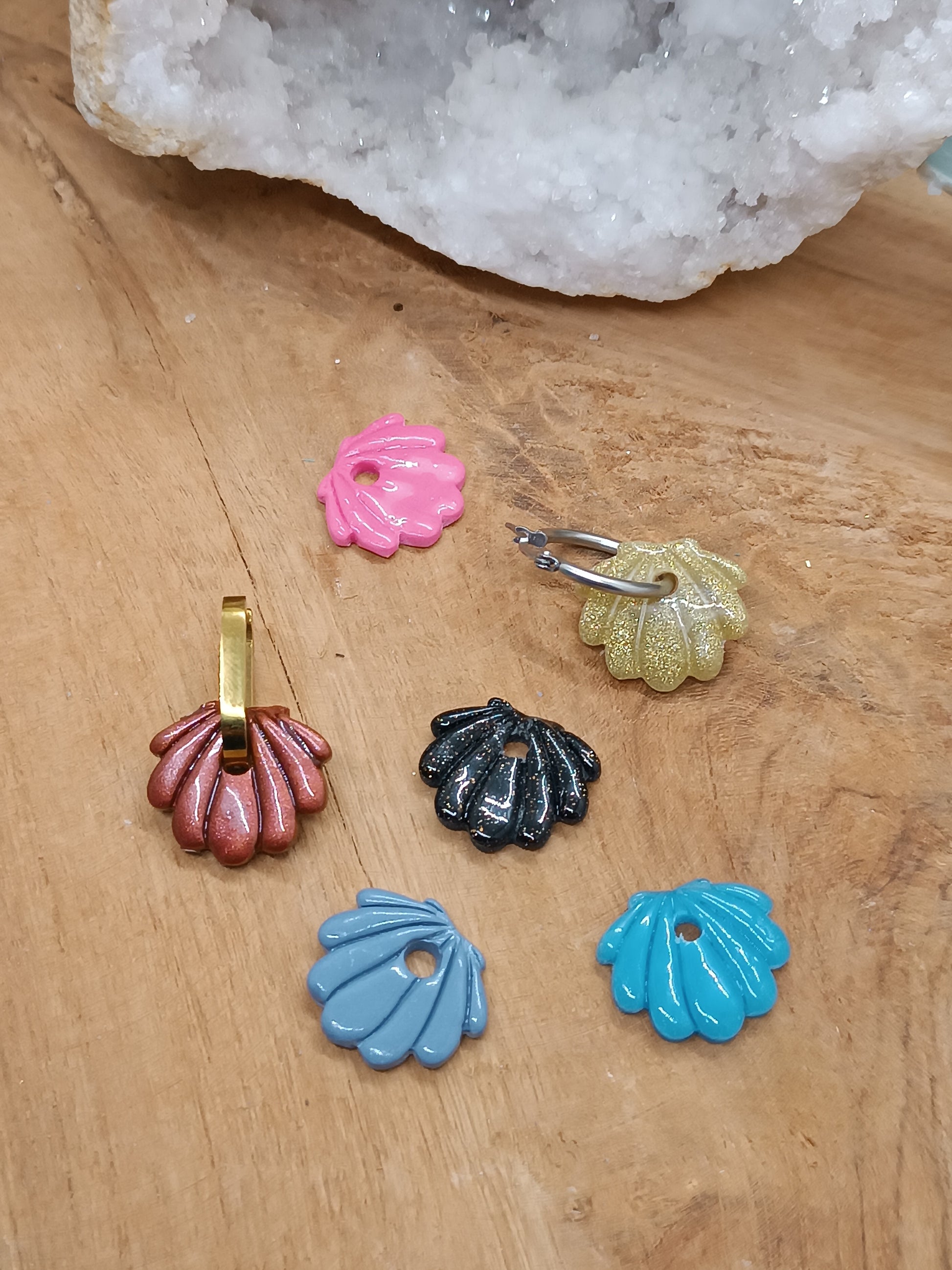 Mini créoles Coquillage