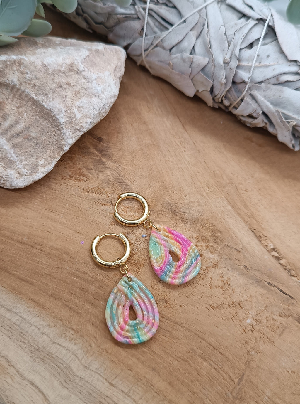 Mini créoles Rainbow Loop