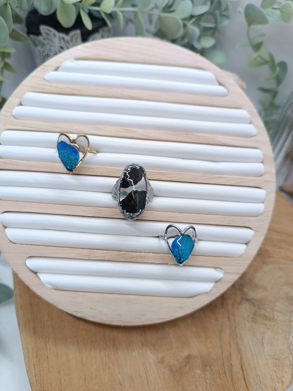Bague Résine & Fleurs séchées