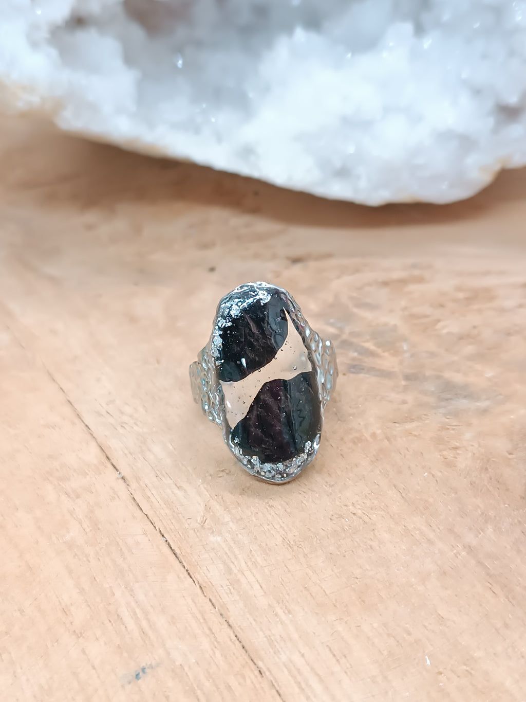 Bague Résine & Fleurs séchées