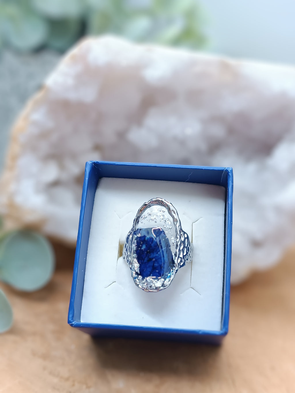 Bague Résine & Fleurs Séchées