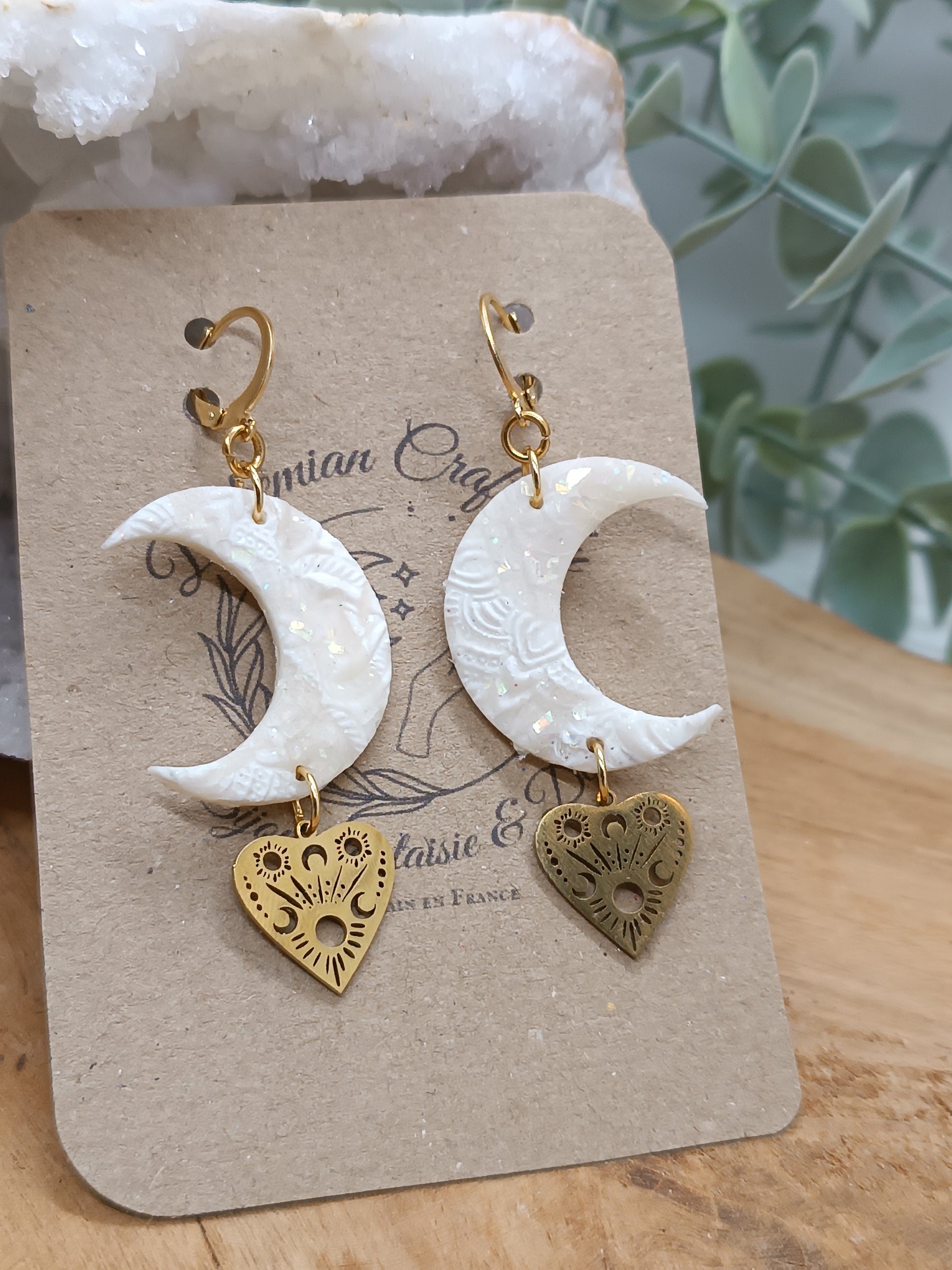 Boucles d'oreilles Moonja