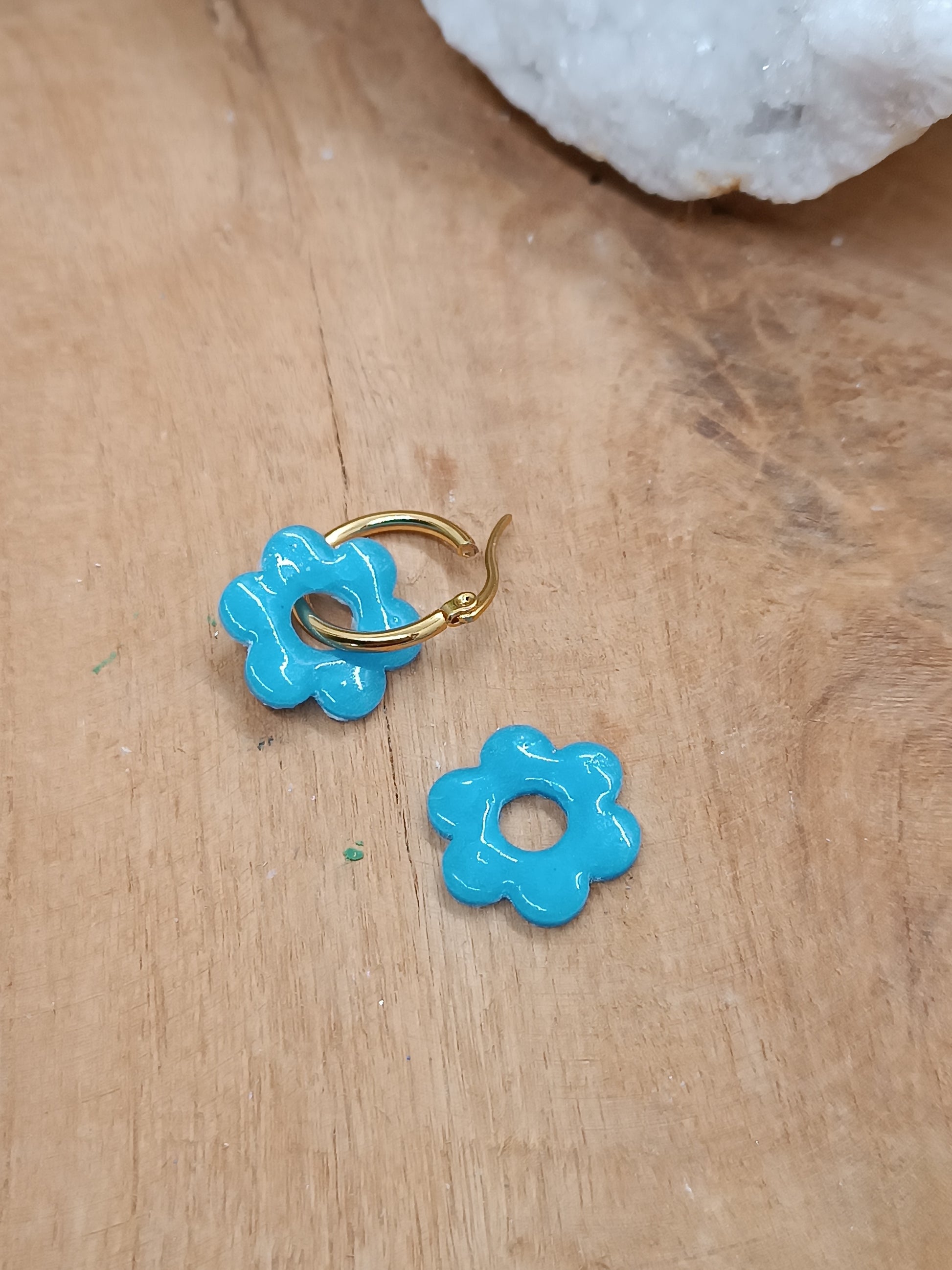 Mini Créoles Flower XL