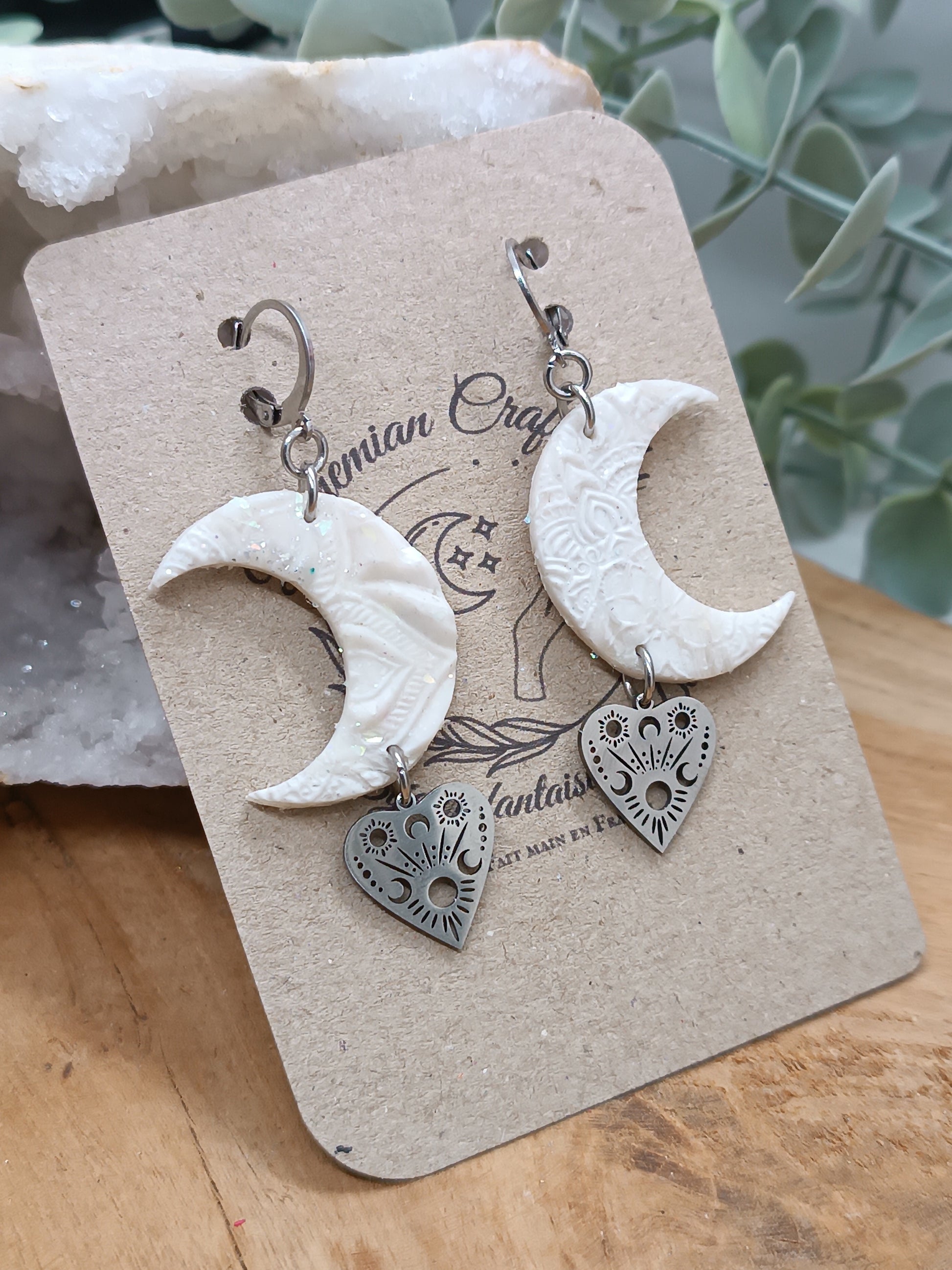 Boucles d'oreilles Moonja