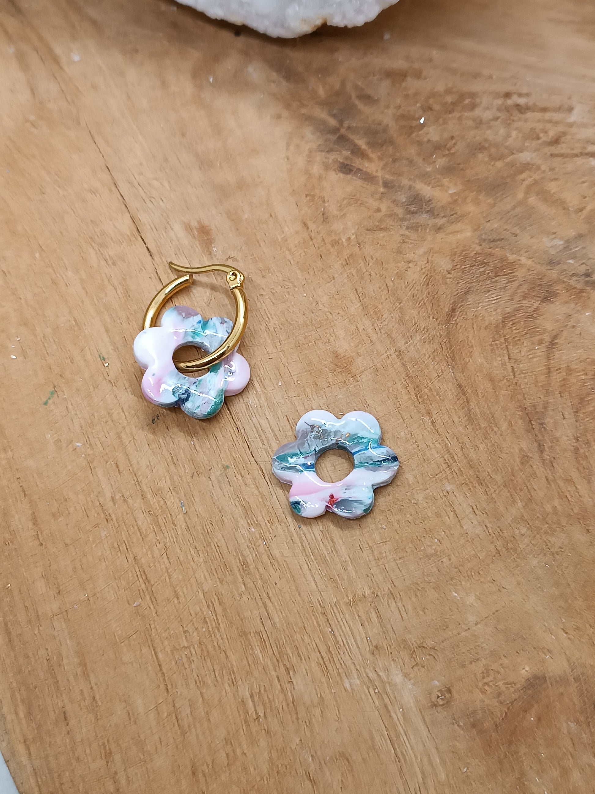 Mini Créoles Flower XL