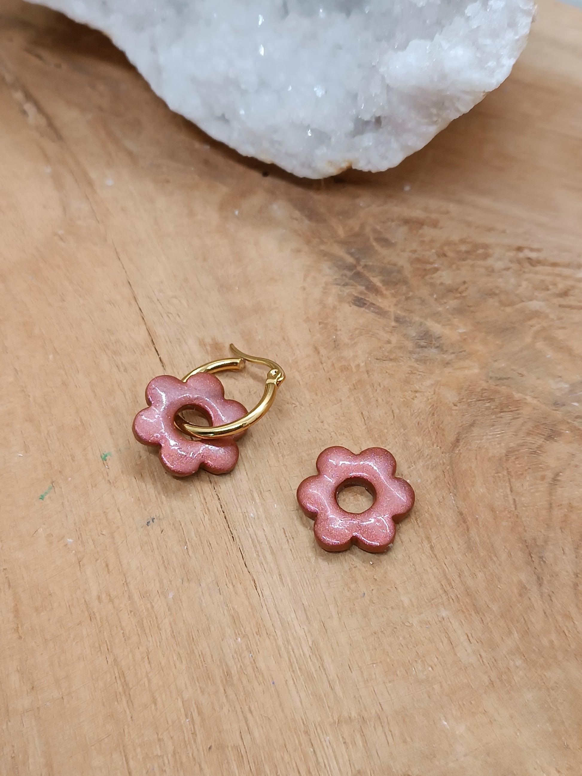 Mini Créoles Flower XL