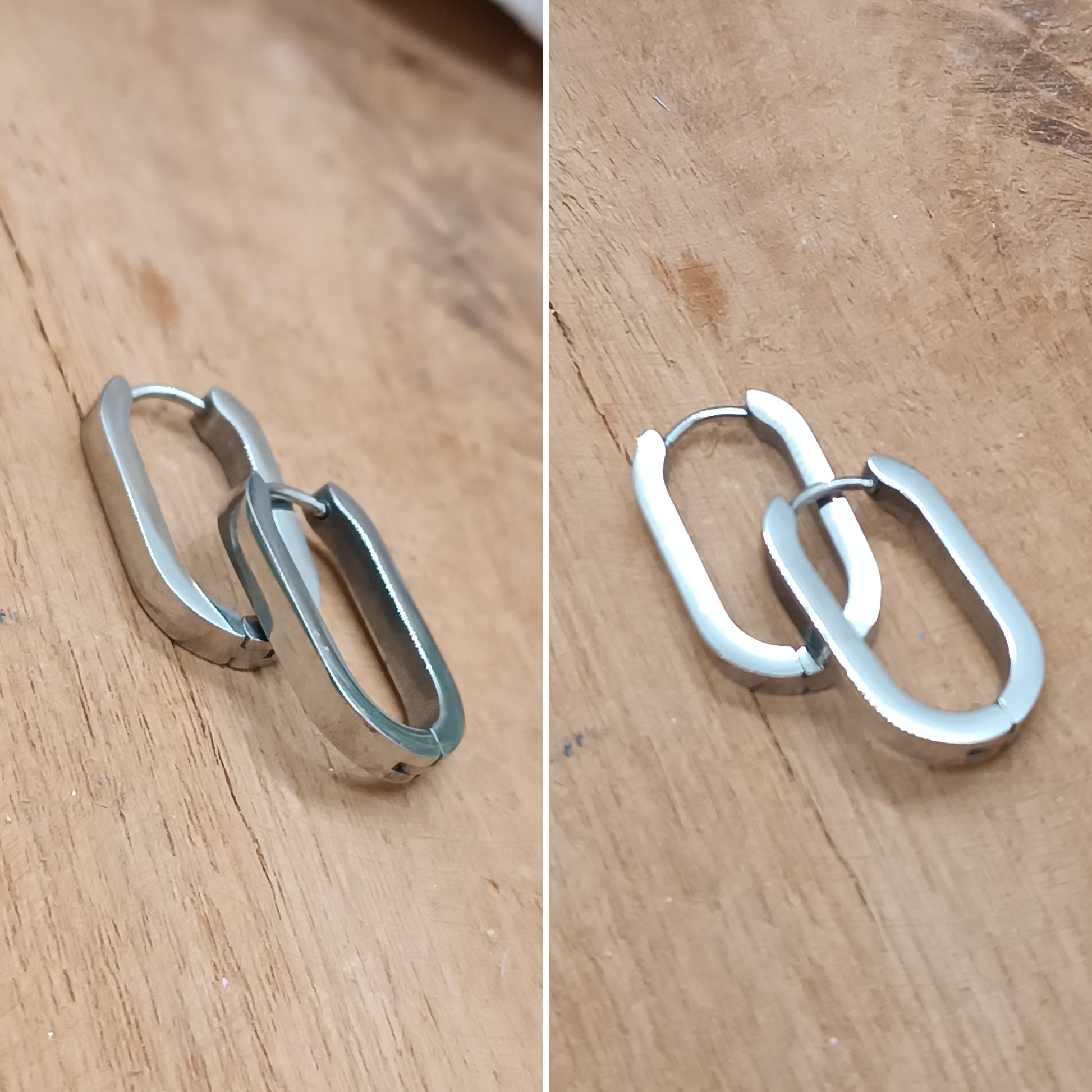 Mini créoles Cœur Rainurés