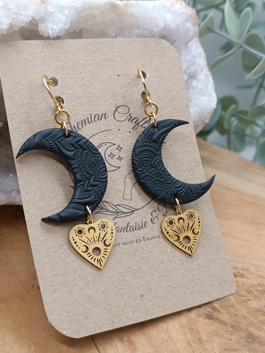 Boucles d'oreilles Moonja