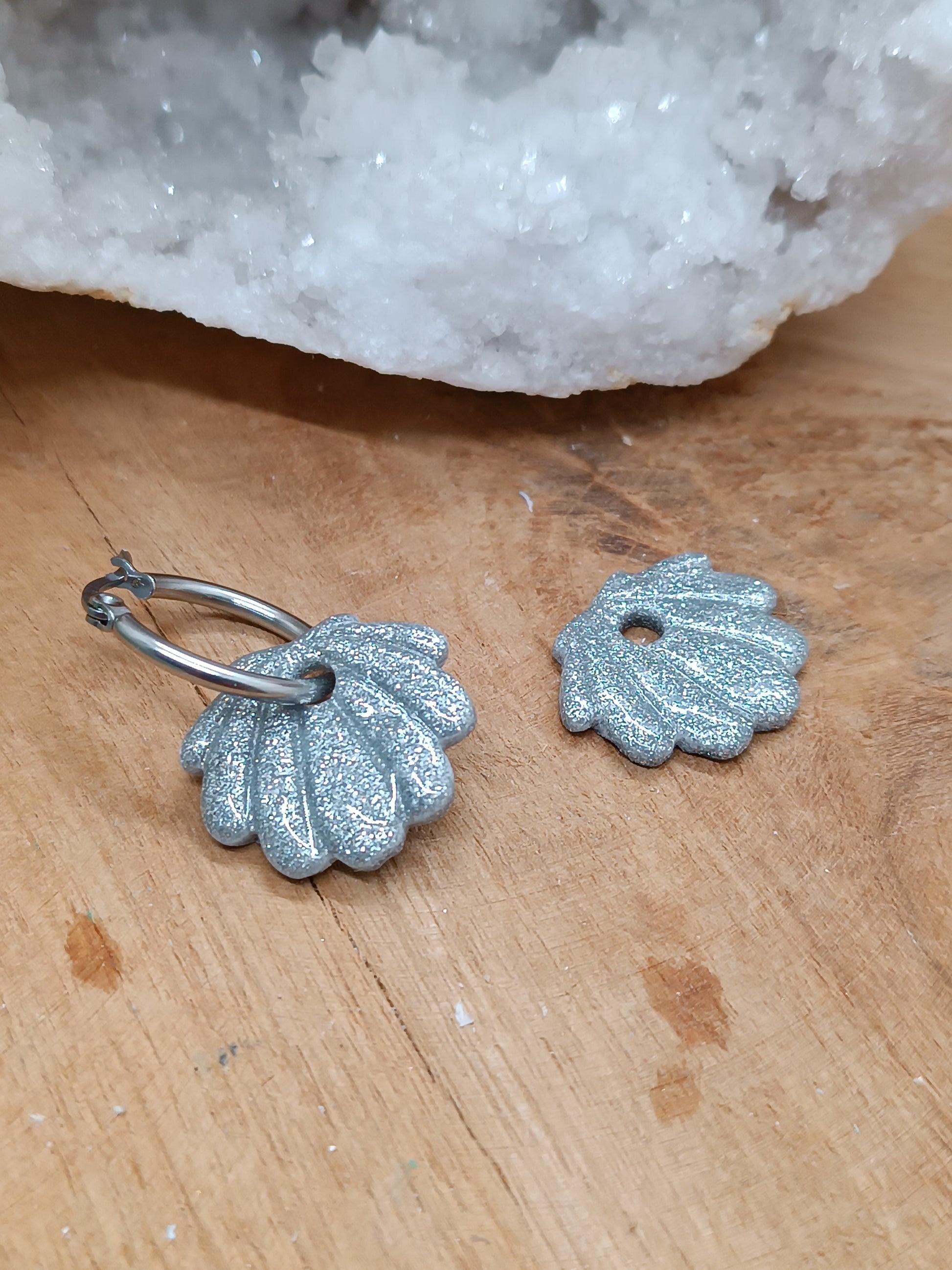 Mini créoles Coquillage