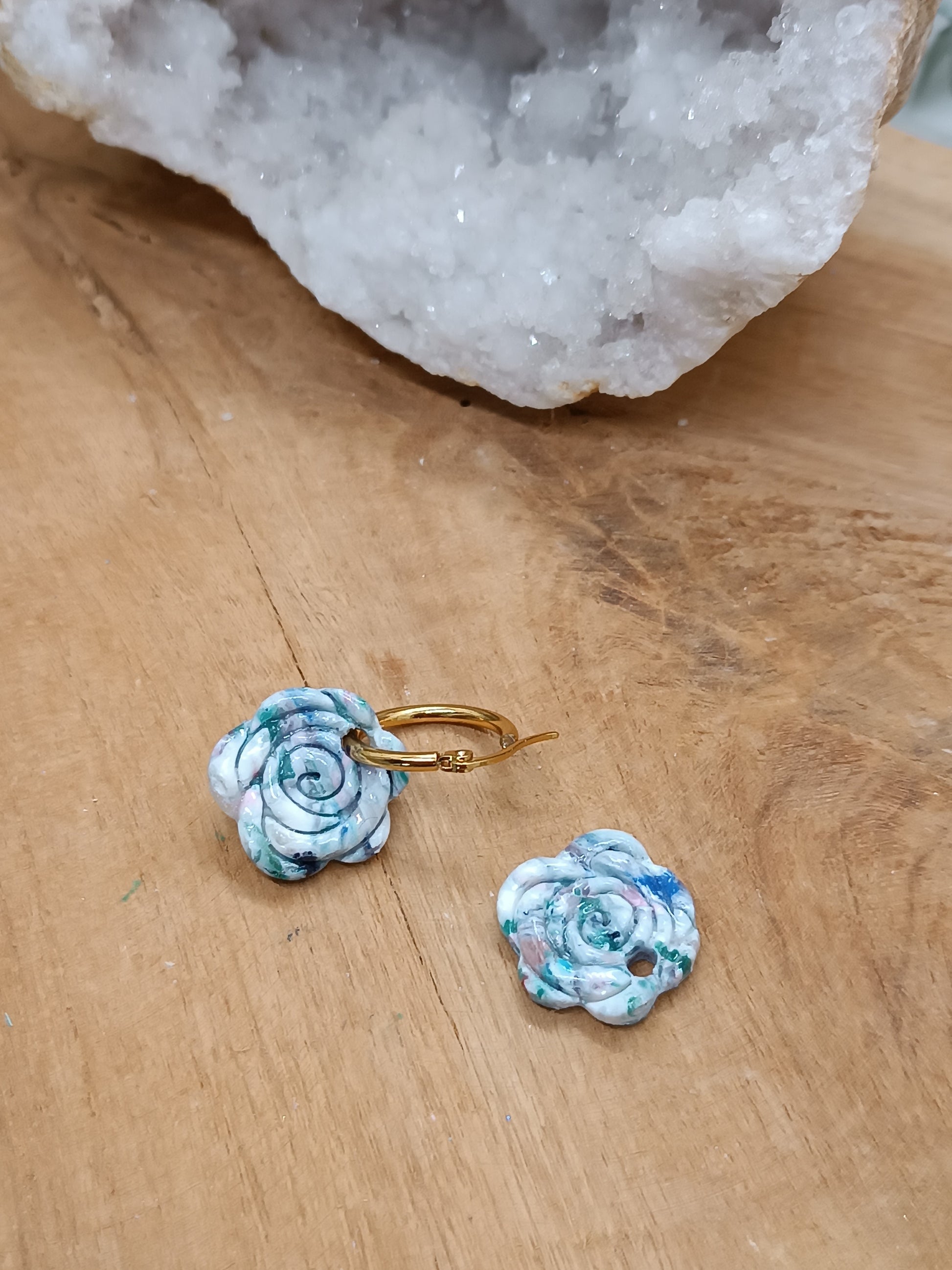Mini Créoles Roses
