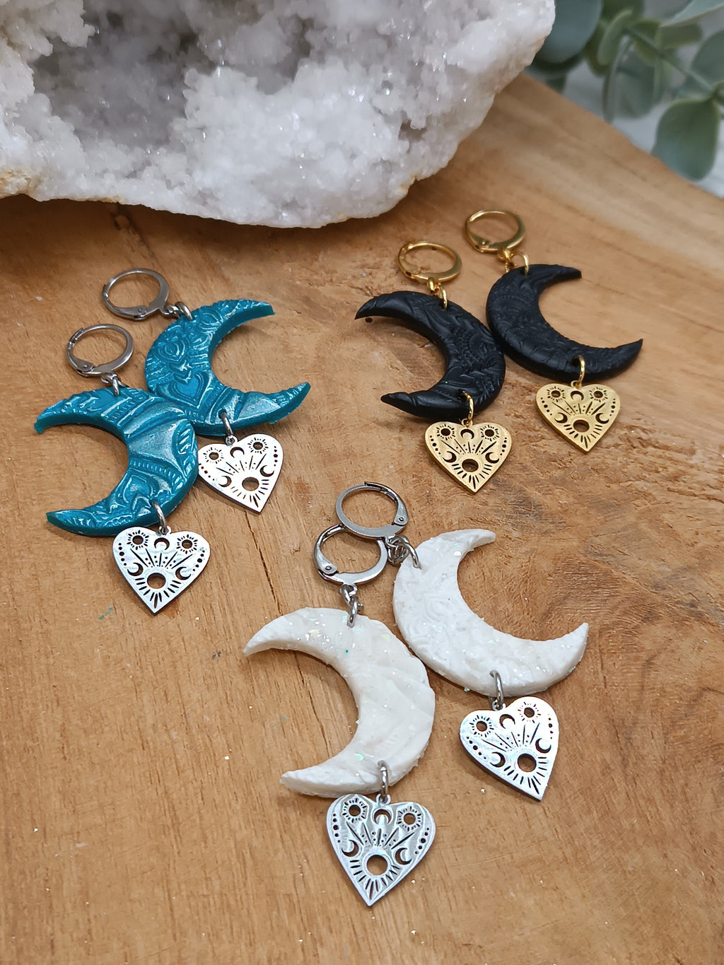 Boucles d'oreilles Moonja