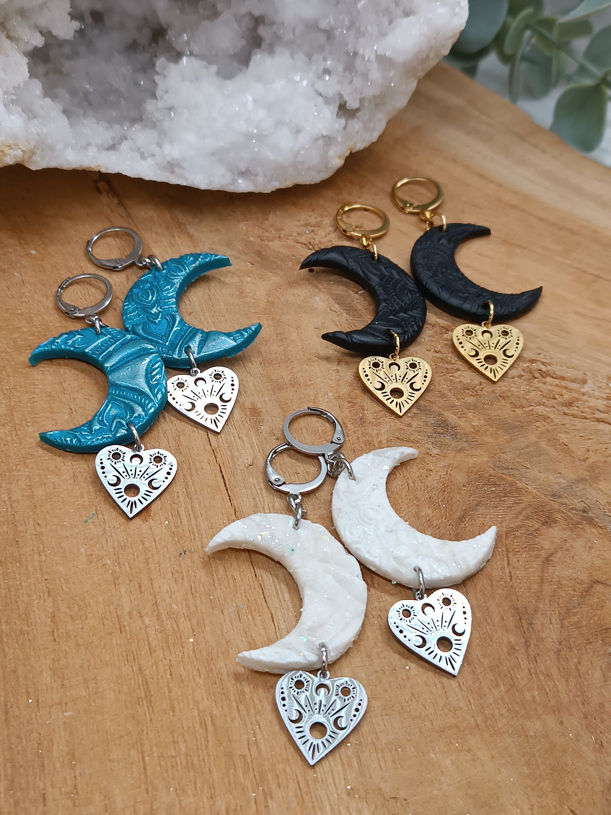 Boucles d'oreilles Moonja