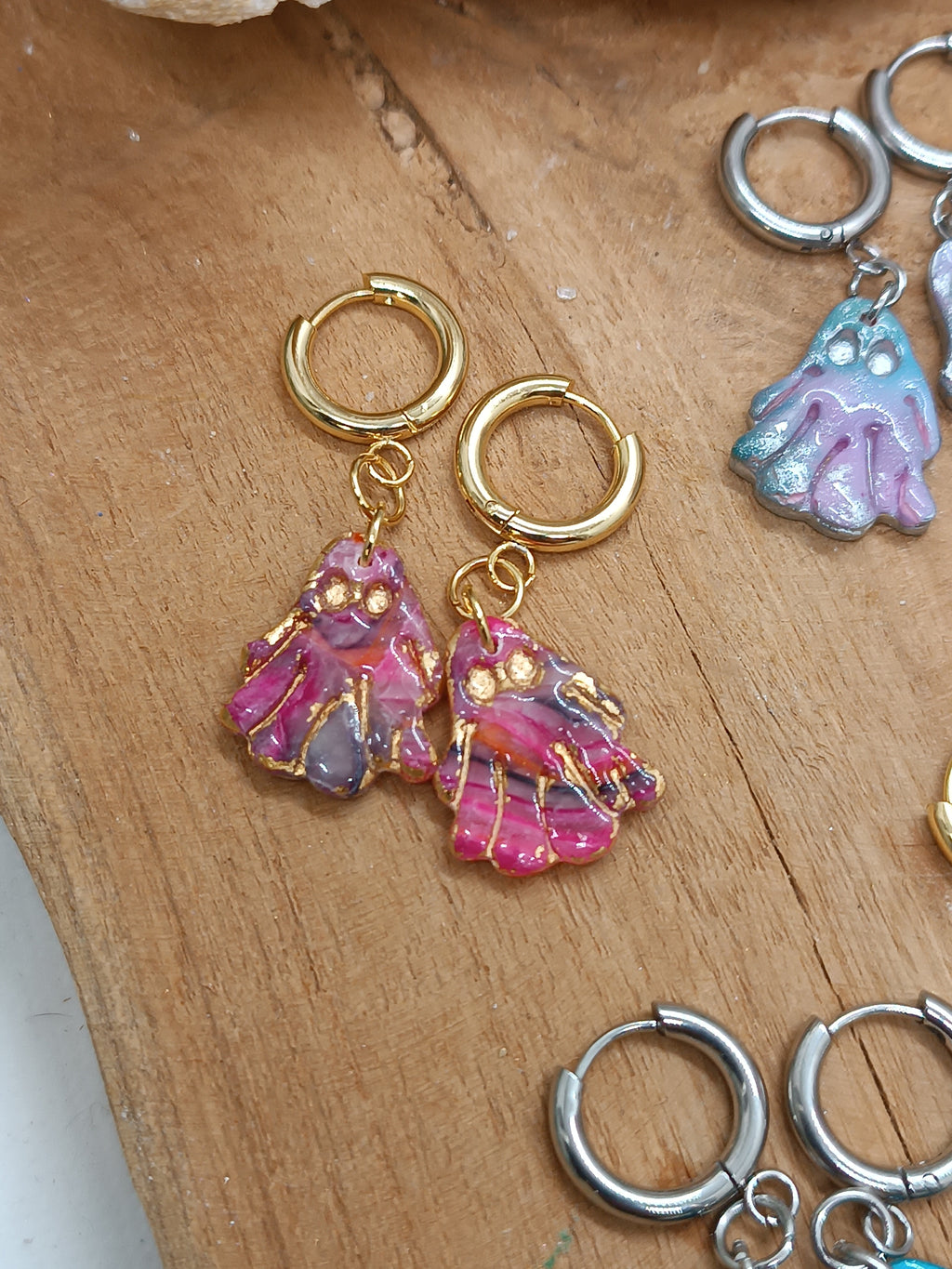 Mini créoles Ghosts