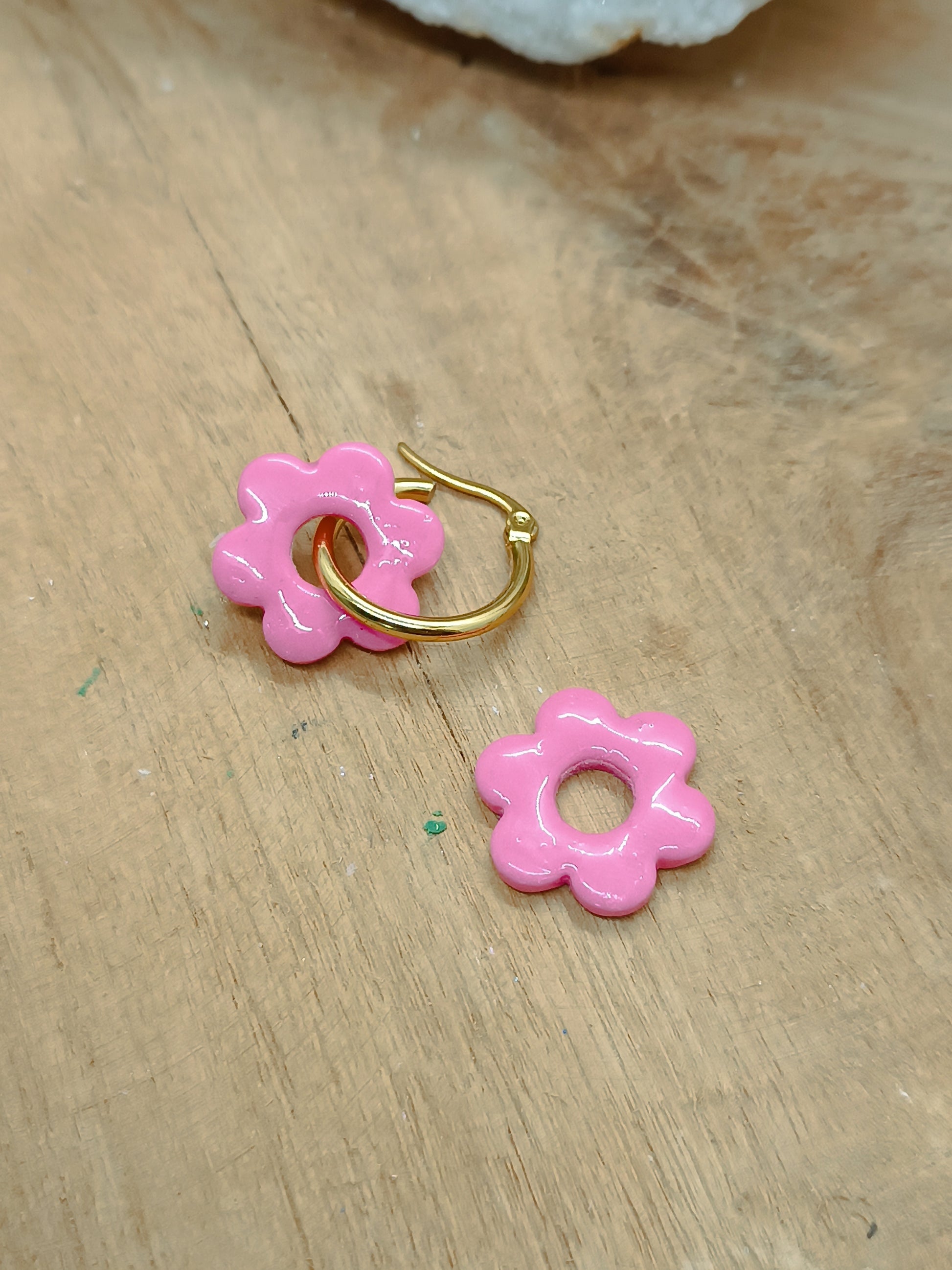 Mini Créoles Flower XL