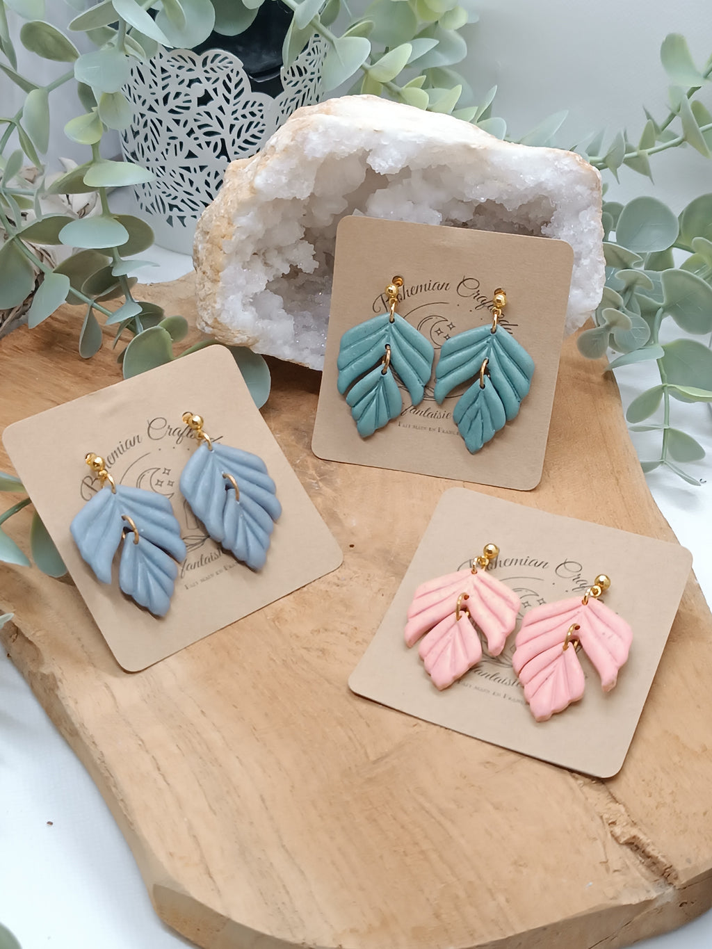 Boucles d'oreilles Palmaë