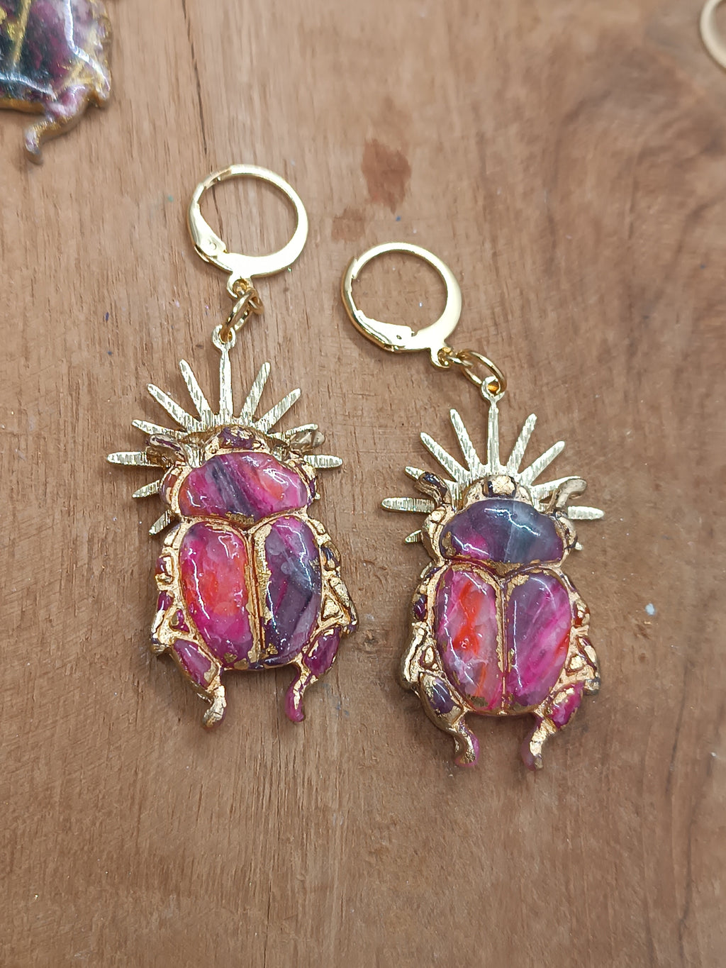 Boucles d'oreilles Khépri