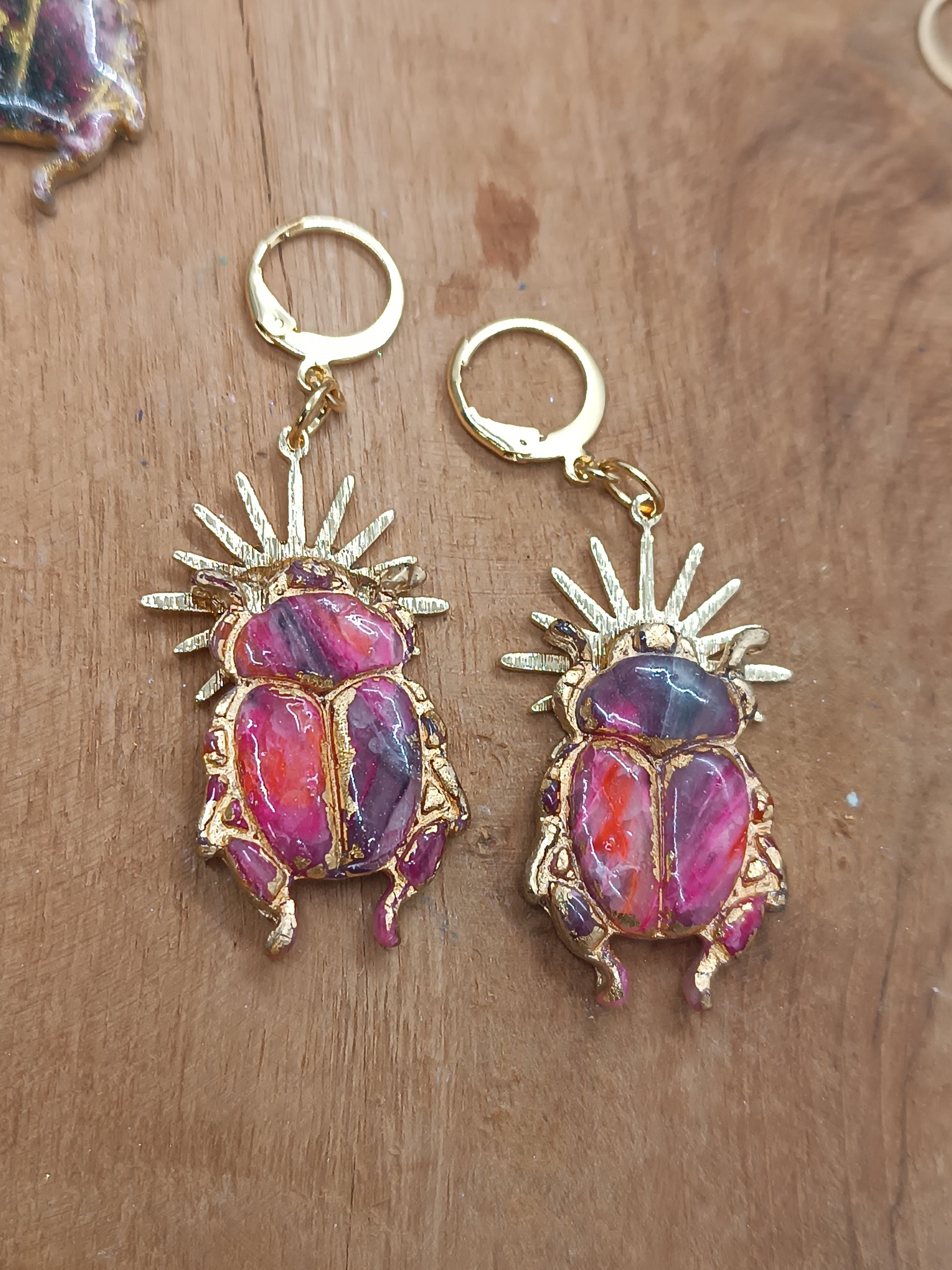 Boucles d'oreilles Khépri