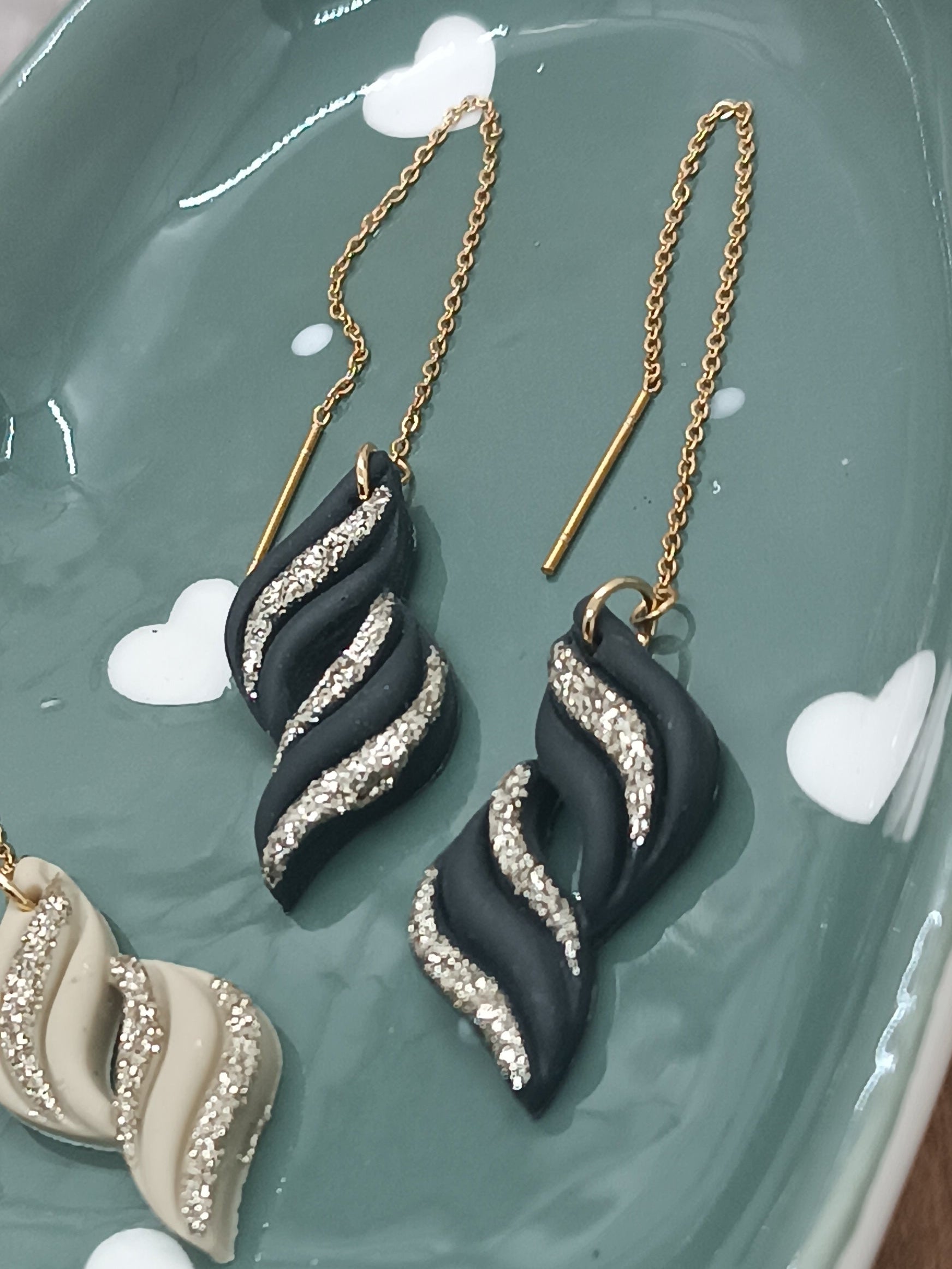 Boucles pendantes Flammes