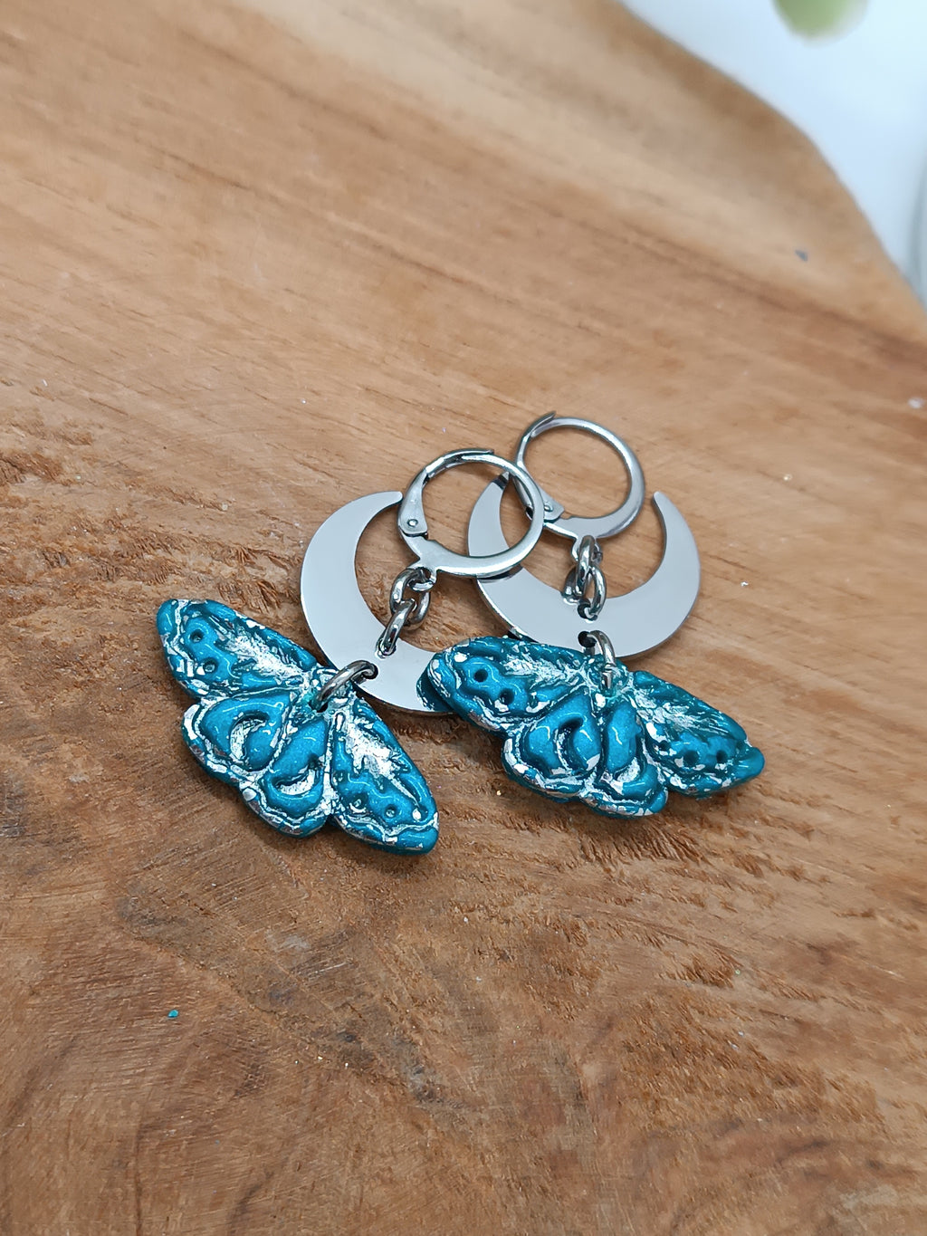 Boucles d'oreilles Máni Moth