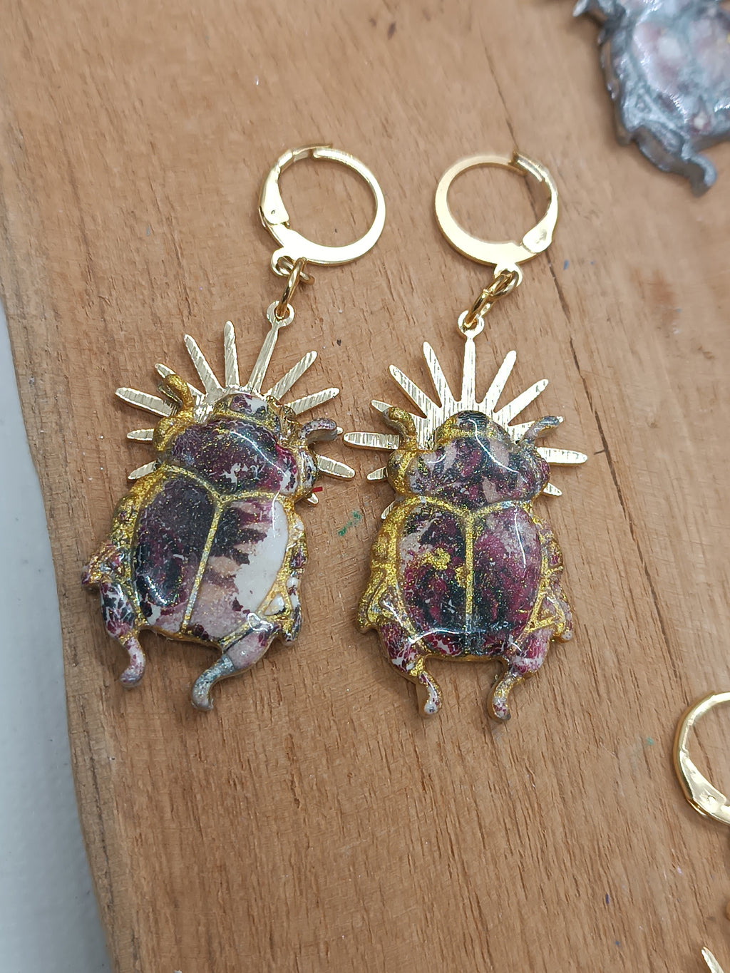 Boucles d'oreilles Khépri