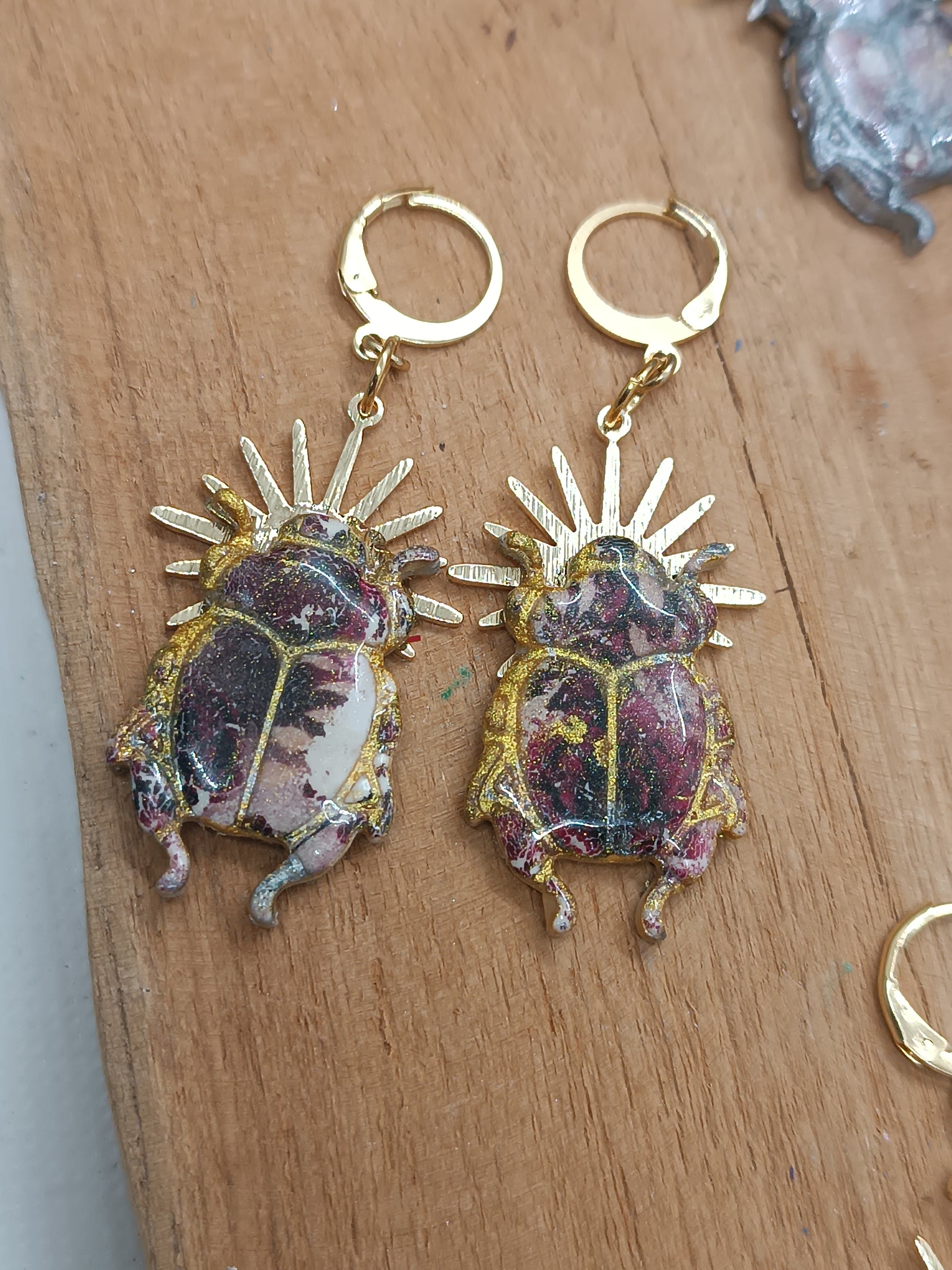 Boucles d'oreilles Khépri