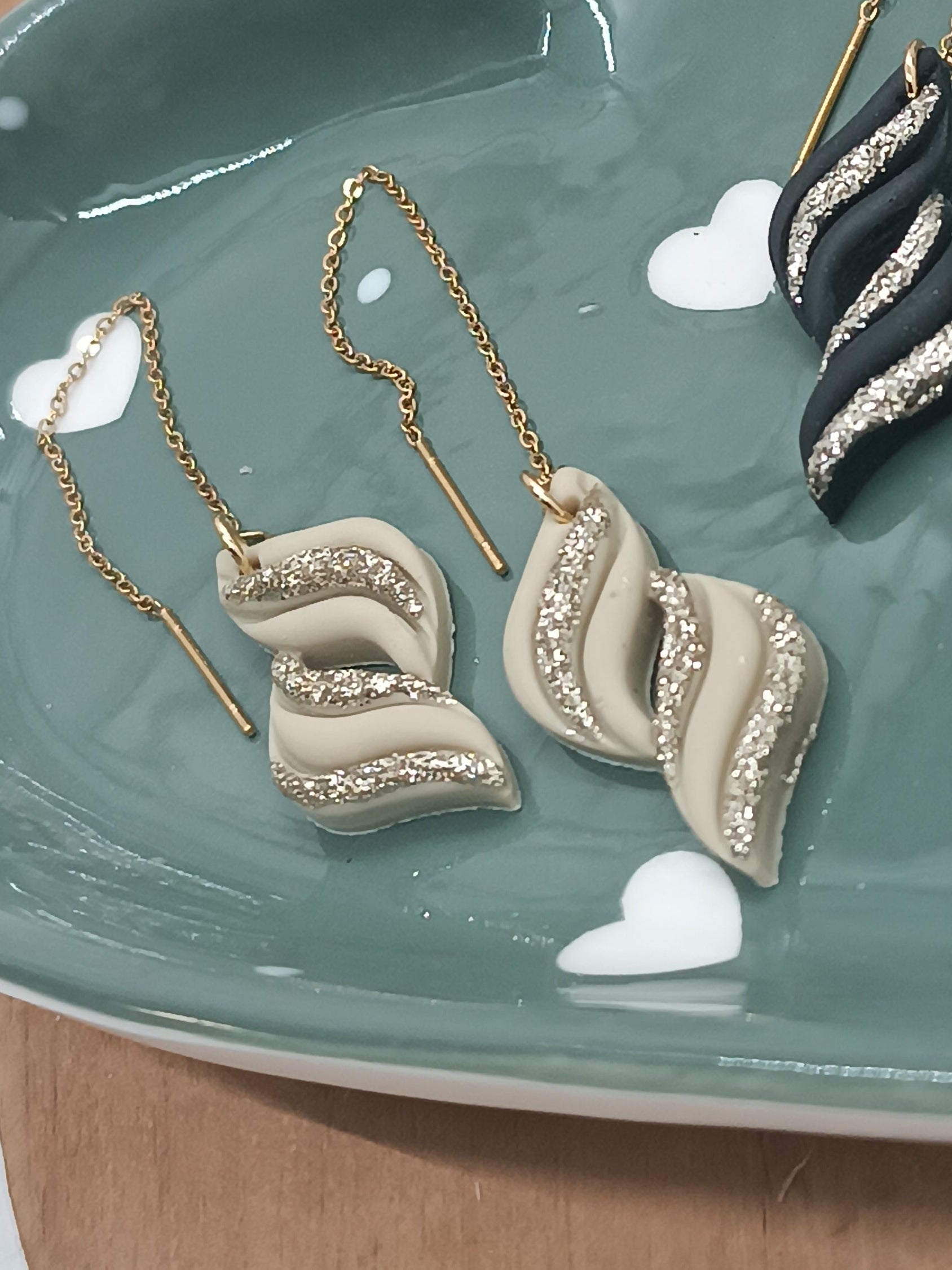 Boucles pendantes Flammes