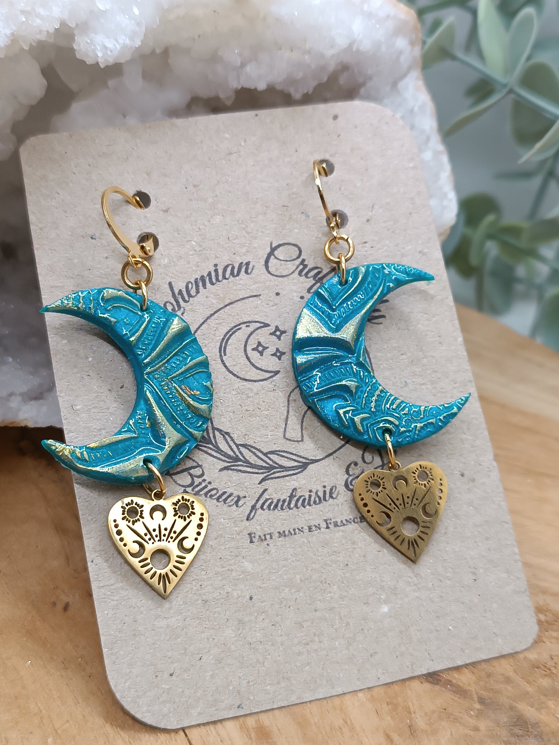 Boucles d'oreilles Moonja