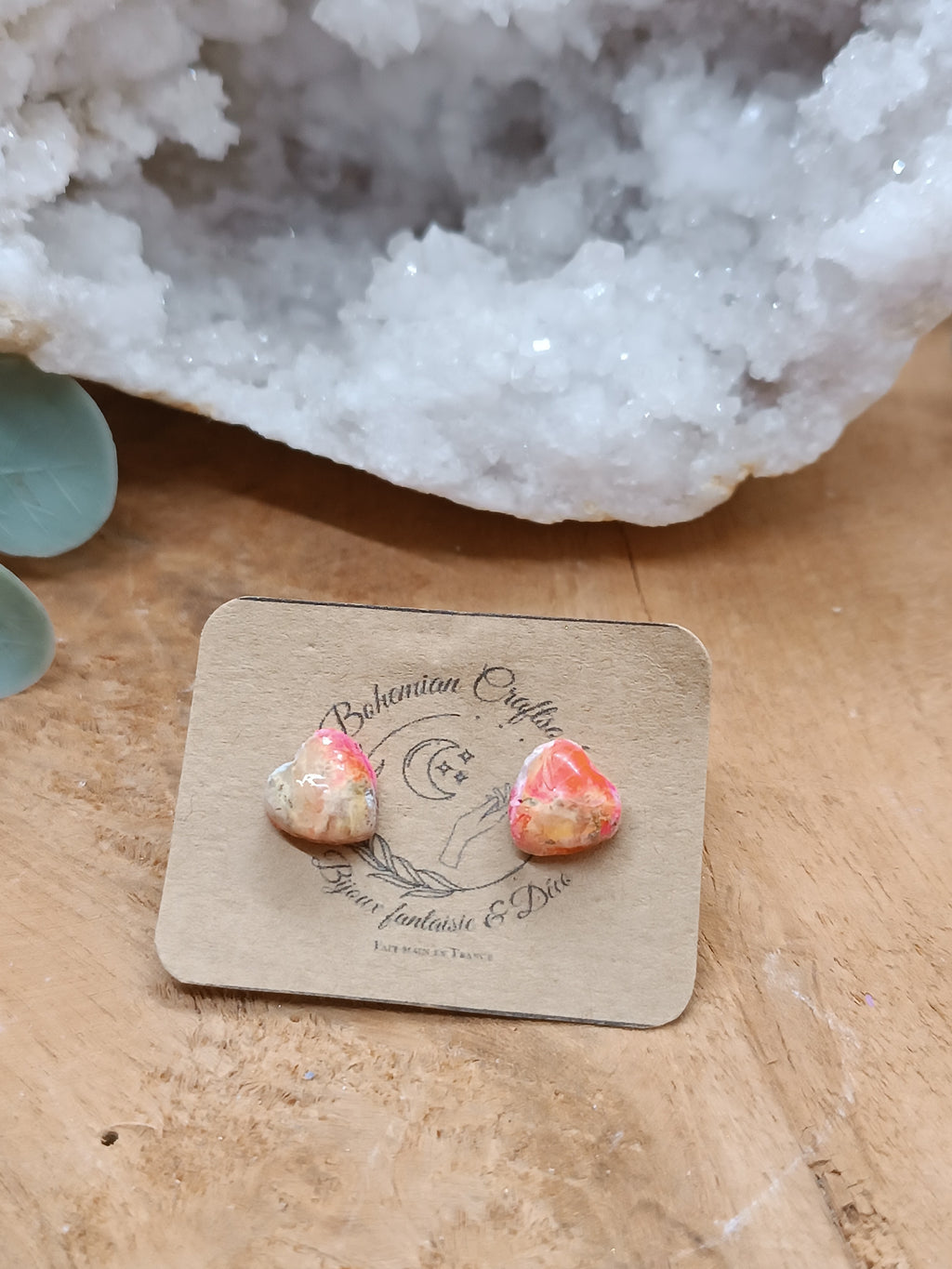 Boucles d'oreilles Puces
