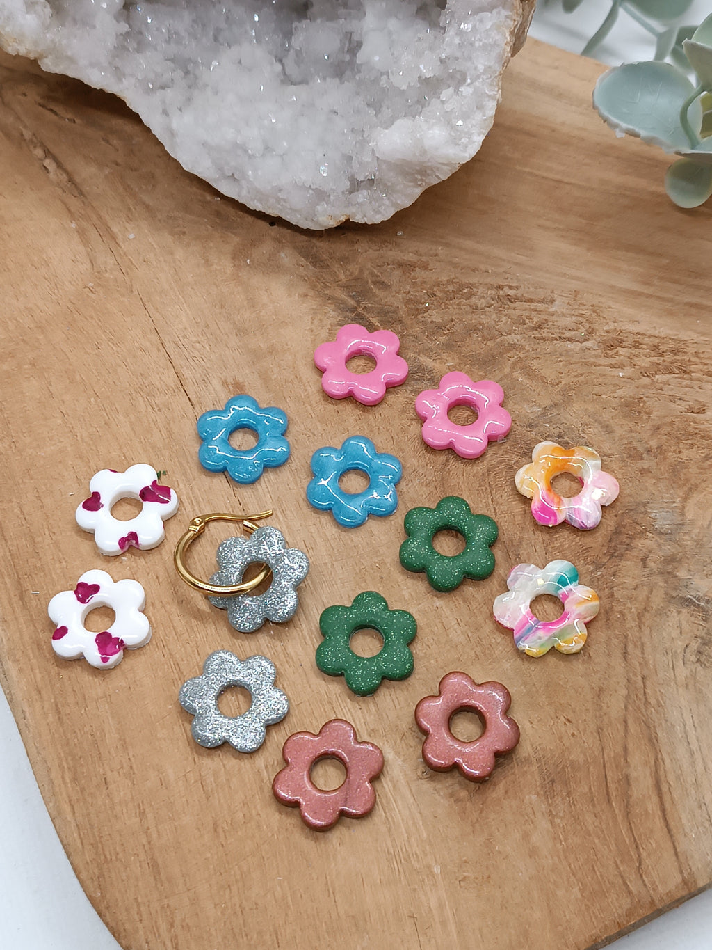 Mini Créoles Flower XL