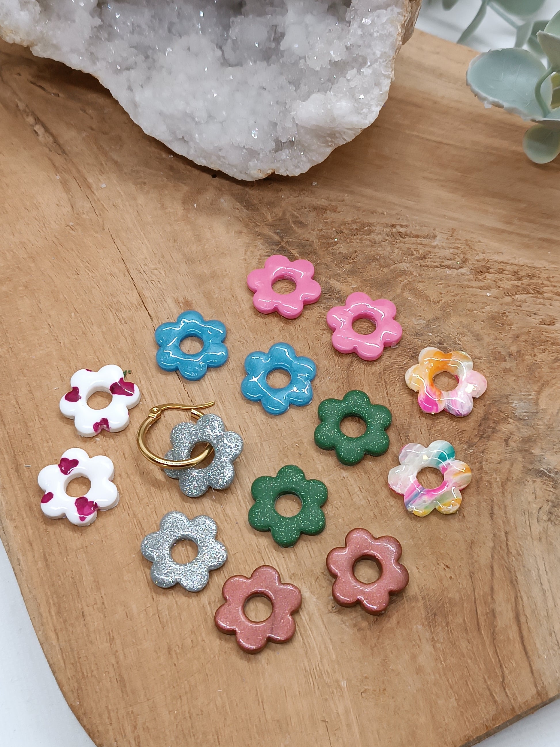 Mini Créoles Flower XL