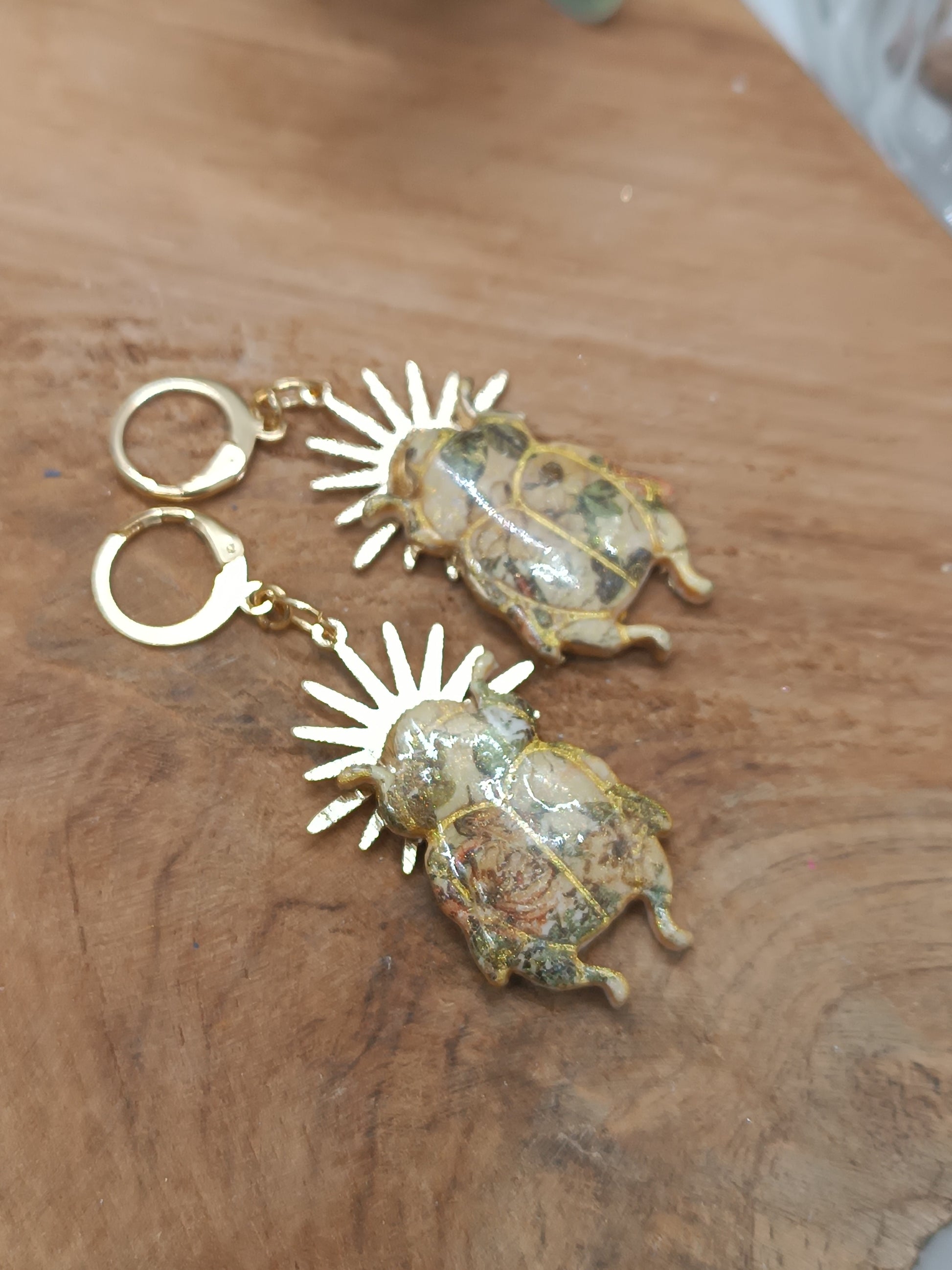 Boucles d'oreilles Khépri