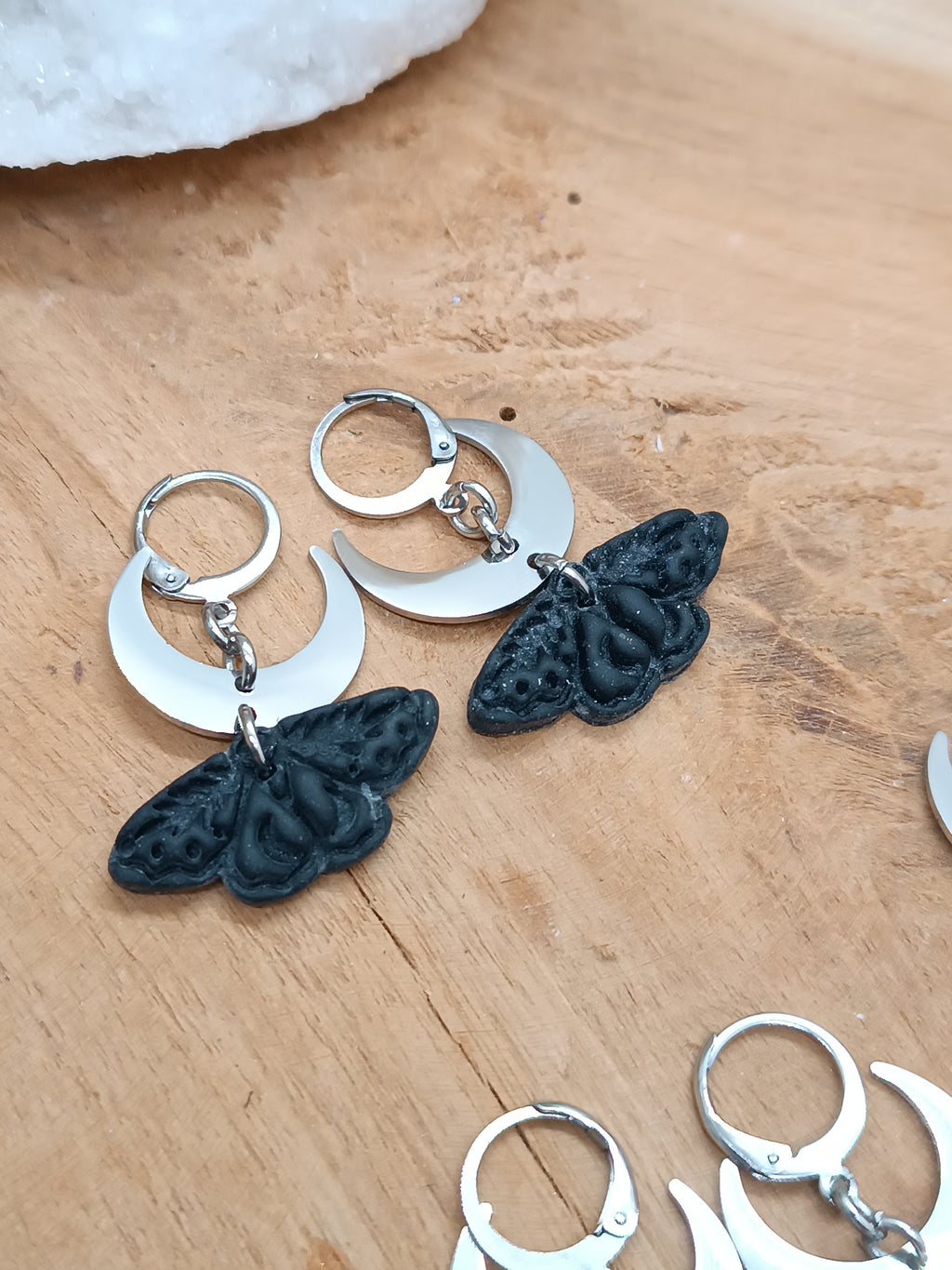 Boucles d'oreilles Máni Moth