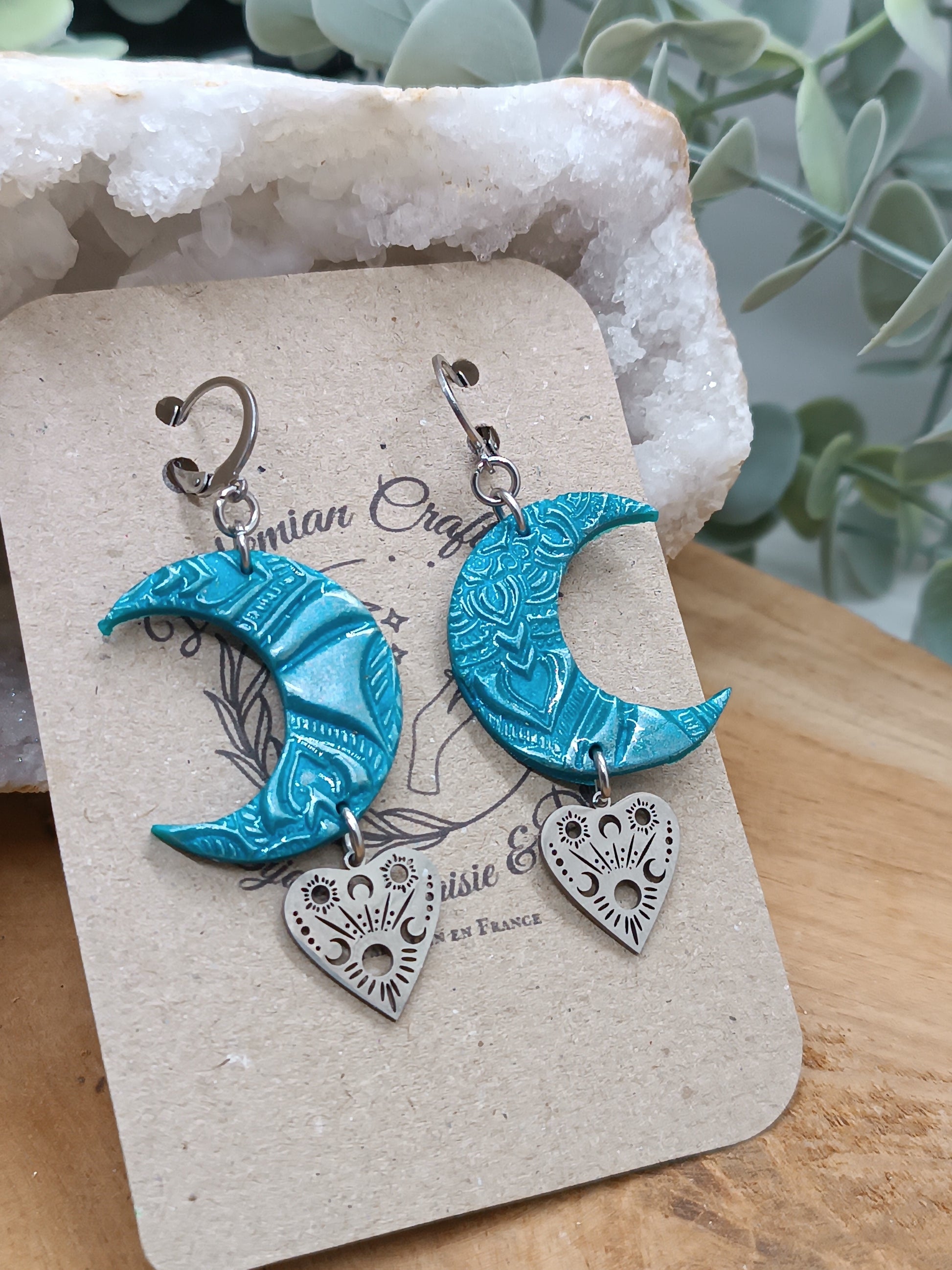 Boucles d'oreilles Moonja