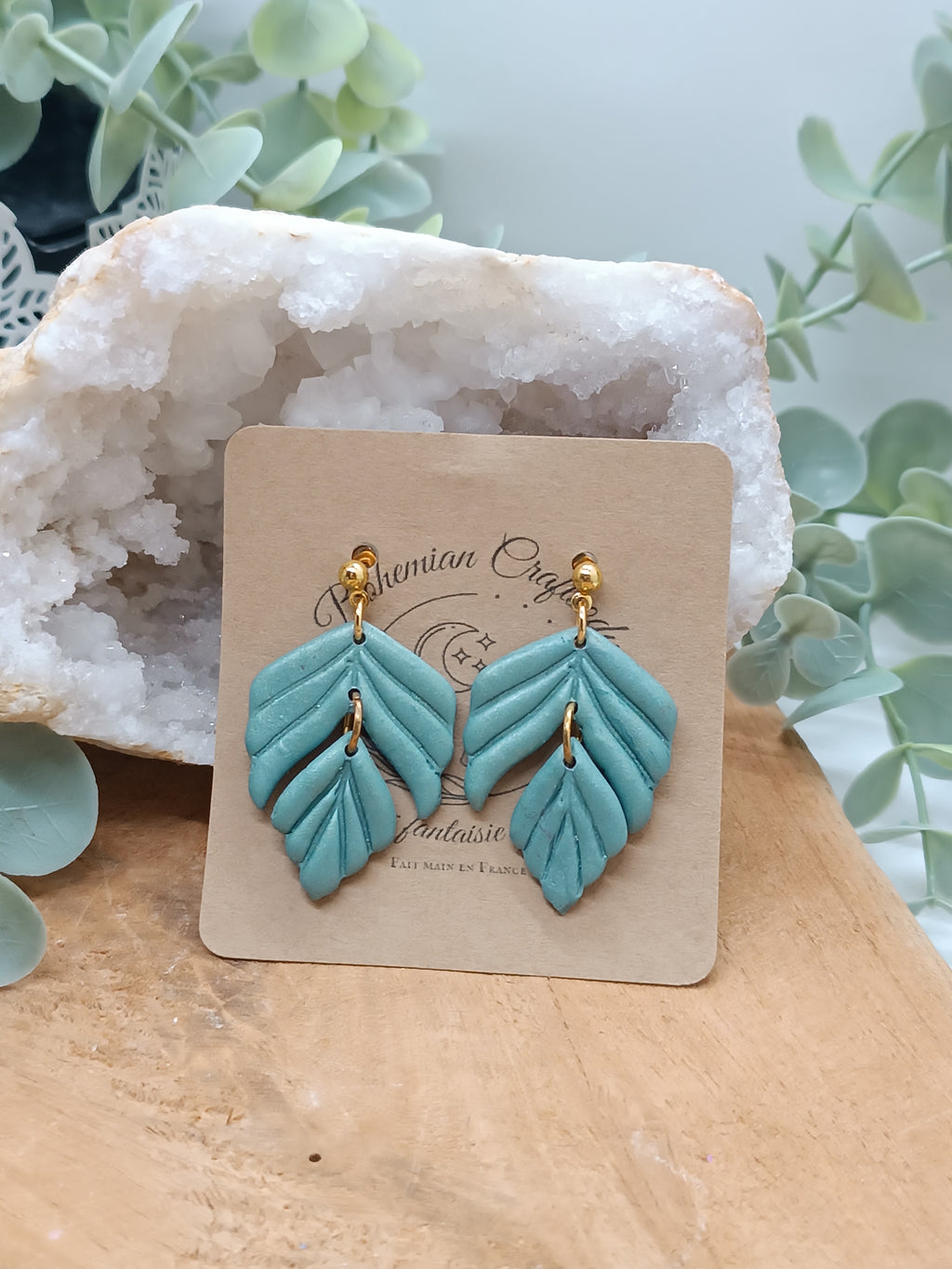 Boucles d'oreilles Palmaë
