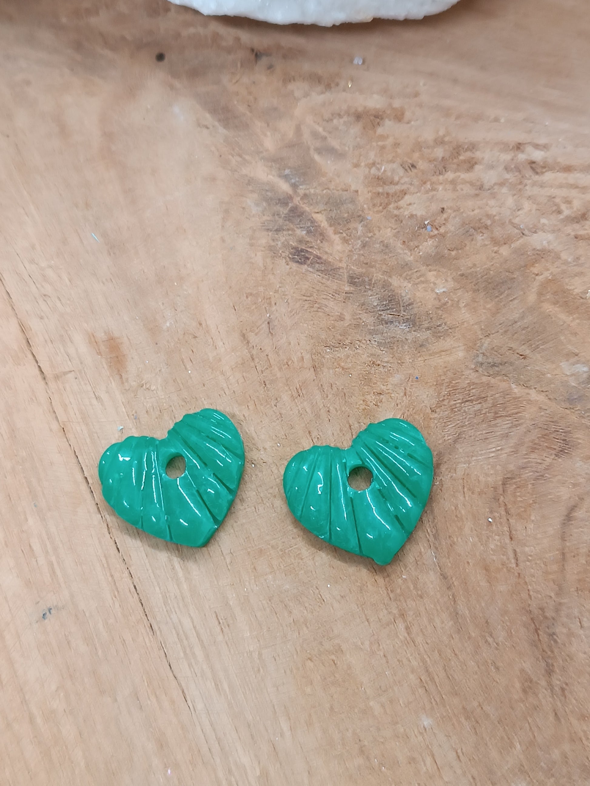 Mini créoles Cœur Rainurés